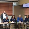 Intregrantes de Colegio Departamental del plantel y directivo del SEMS en reunión 