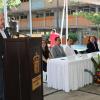 Autoridades del evento en presidium