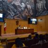 Autoridades del evento en presídium