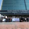 Participantes en contingente caminata por la autonomía Caminata por la Autonomía, la Educación y la Salud