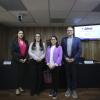 Autoridad del evento en rueda de prensa