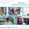 Captura de pantalla de participantes del evento virtual