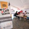 Participantes de Brigadas Multidisciplinarias Nos Late Servir atiende paciente