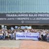 Participantes en contingente caminata por la autonomía Caminata por la Autonomía, la Educación y la Salud