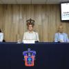 Autoridades del evento en rueda de prensa
