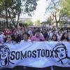 Grupo de participantes en la marcha