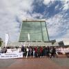 Participantes en contingente caminata por la autonomía Caminata por la Autonomía, la Educación y la Salud