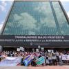 Participantes en contingente caminata por la autonomía Caminata por la Autonomía, la Educación y la Salud