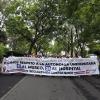 Participantes en contingente caminata por la autonomía Caminata por la Autonomía, la Educación y la Salud