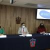 Autoridades del evento en rueda de prensa