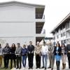 Autoridades en corte del listón de inauguración