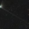 Fotografía de cometa en el espacio