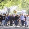 Participantes en contingente caminata por la autonomía Caminata por la Autonomía, la Educación y la Salud