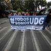 Participantes en contingente caminata por la autonomía Caminata por la Autonomía, la Educación y la Salud