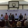 Integrantes de la mesa del presidium