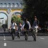 Ciclistas por calle de Guadalajara Jalisco México