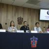 Autoridades del evento en rueda de prensa