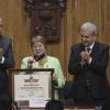 Autoridades del evento en presidium