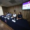 Autoridades del evento en rueda de prensa