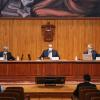 Autoridades del C G U en presidium