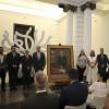 Invitados al evento en guardias de honor