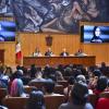 Autoridades del evento en presidium
