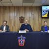 Autoridades del evento en rueda de prensa