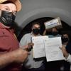 Participantes en contingente caminata por la autonomía