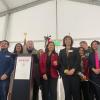 Autoridades del evento en presidium