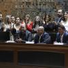 Autoridades del evento en presidium