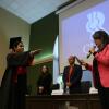 Toma de protesta de alumno graduado de cucei