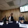 Autoridades del evento en rueda de prensa
