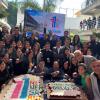 Autoridades del evento junto a participantes