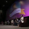 Participantes en panel Mujeres de cambio
