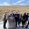Autoridades del evento colocan primera piedra