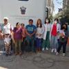 Participantes de brigada Nos late servir atiende paciente