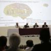 Integrantes del presidium en auditorio