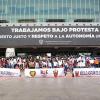 Participantes en contingente caminata por la autonomía Caminata por la Autonomía, la Educación y la Salud