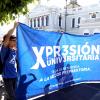 Participantes en contingente caminata por la autonomía Caminata por la Autonomía, la Educación y la Salud