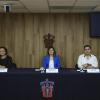 Autoridades del evento en rueda de prensa