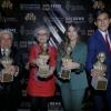 homenajeados con su galardón